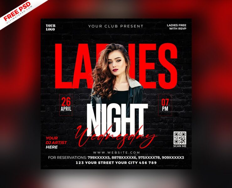 Ladies Night Social Media Post cover min