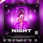 Weekend Special Night Club Party Instagram Post Free PSD