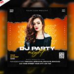 Thusday Dj Party Night Social Media Post Free Psd