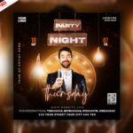 Premium DJ Night Club Party Social Media Post PSD