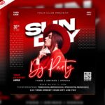 Dj Party Social Media Post Free Psd