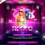 Modern Retro Party Free Psd COVER-min