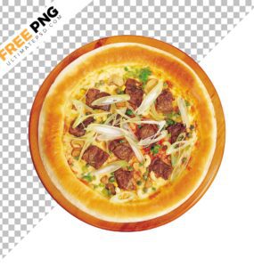 Front View Pizza Png Image