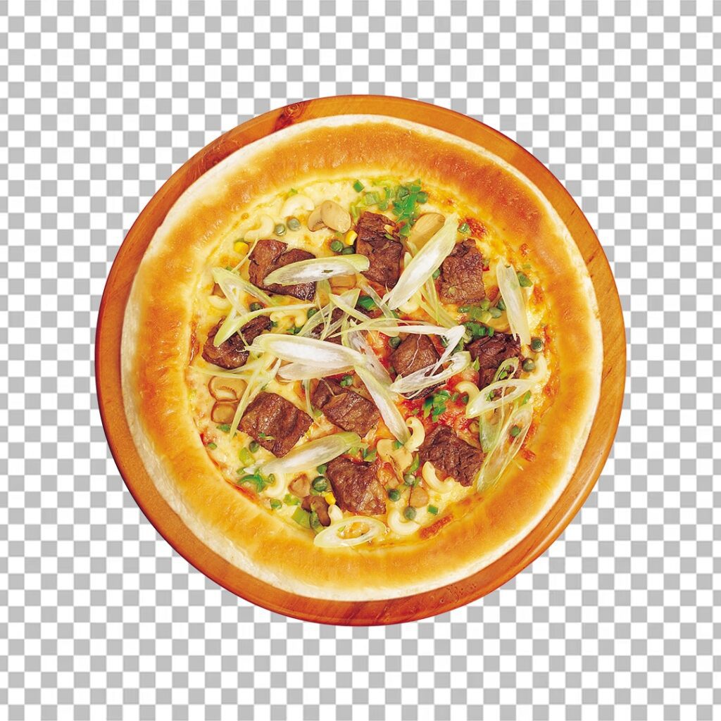 Front View Pizza Png Image